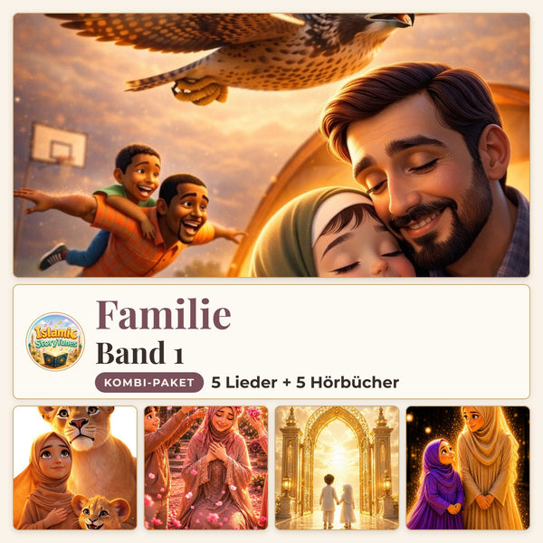 Islamische Kindergeschichten über Familie, Band 1 · Kombi-Paket
