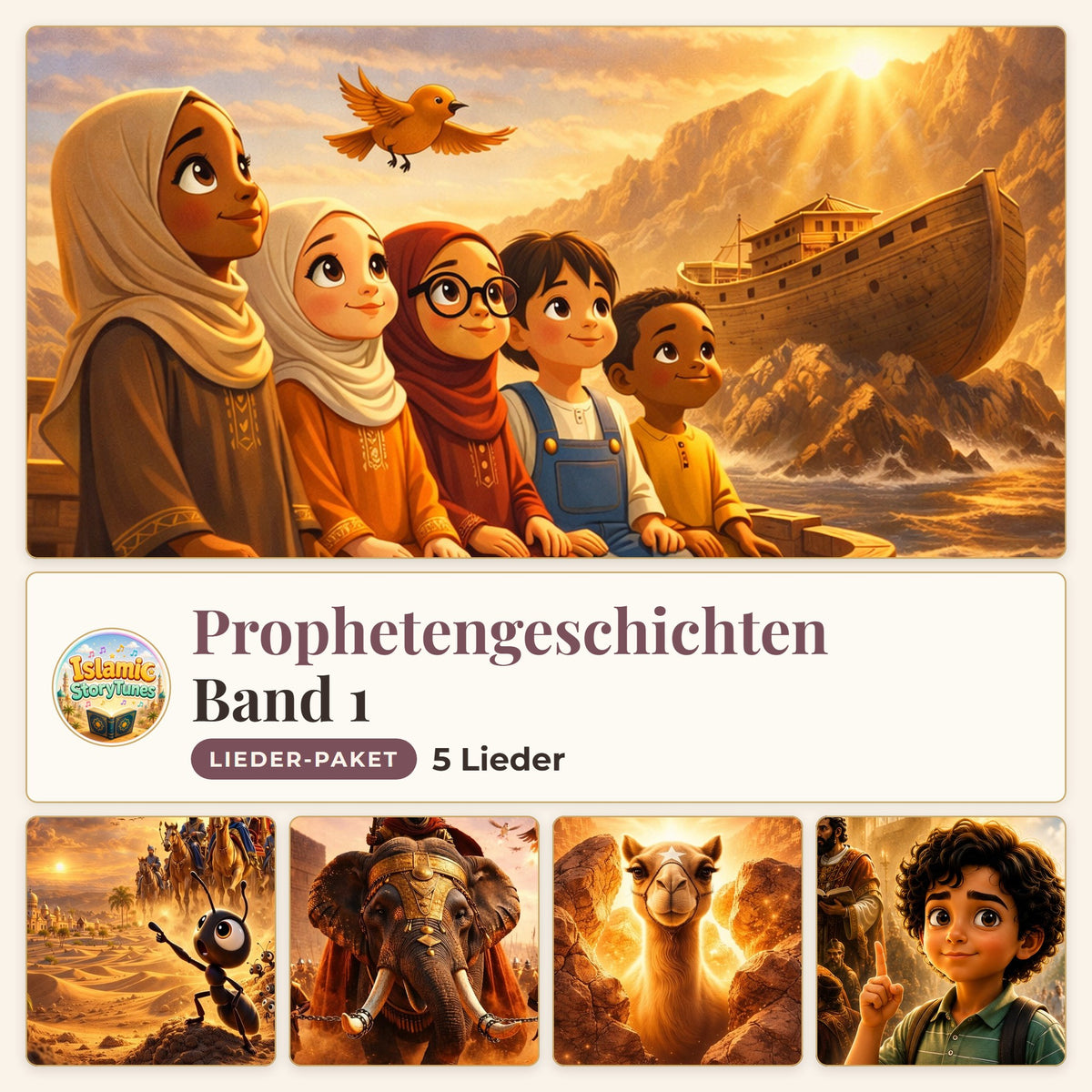 Cover: Prophetengeschichten Band 1 · Lieder-Paket
