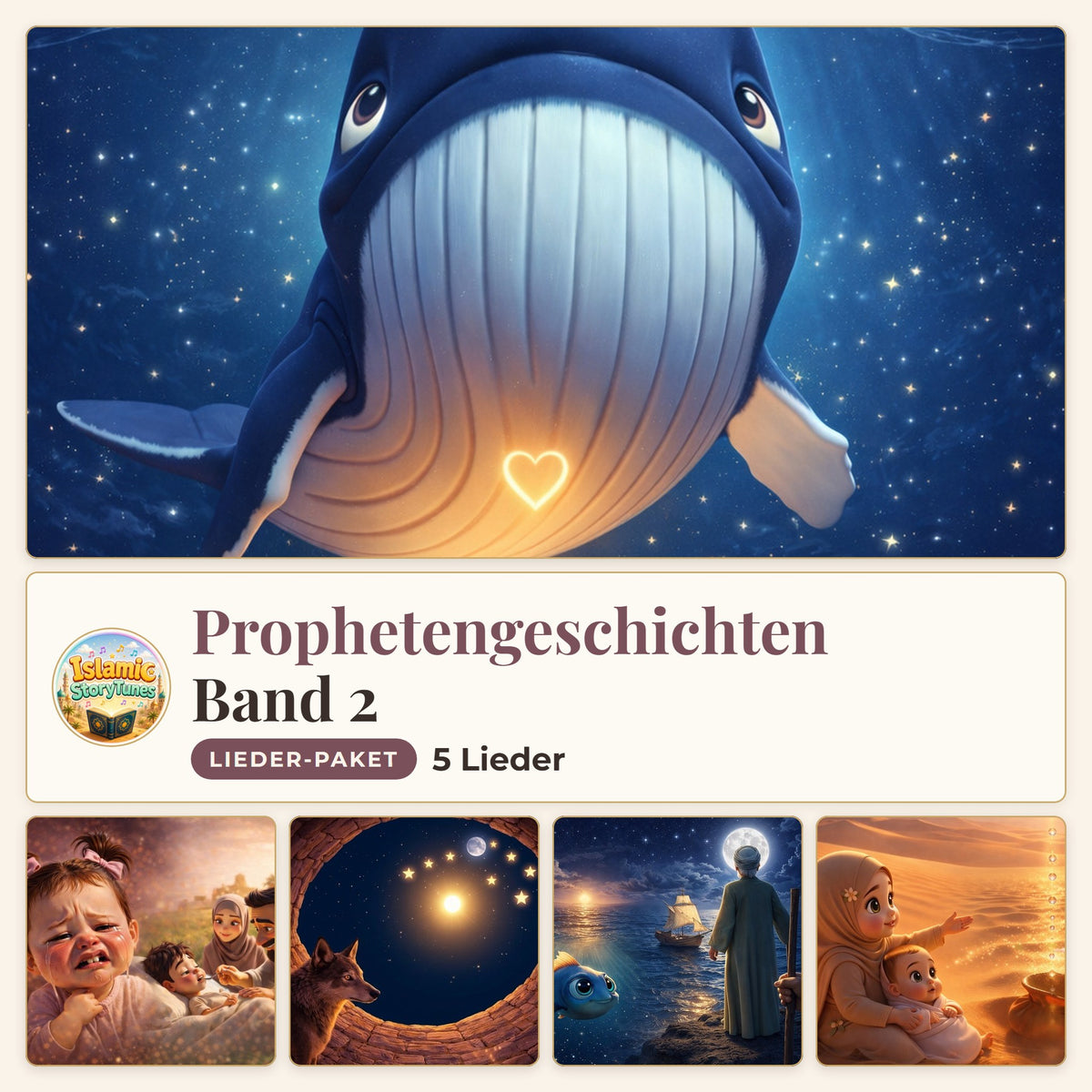 Cover: Prophetengeschichten Band 2 · Lieder-Paket